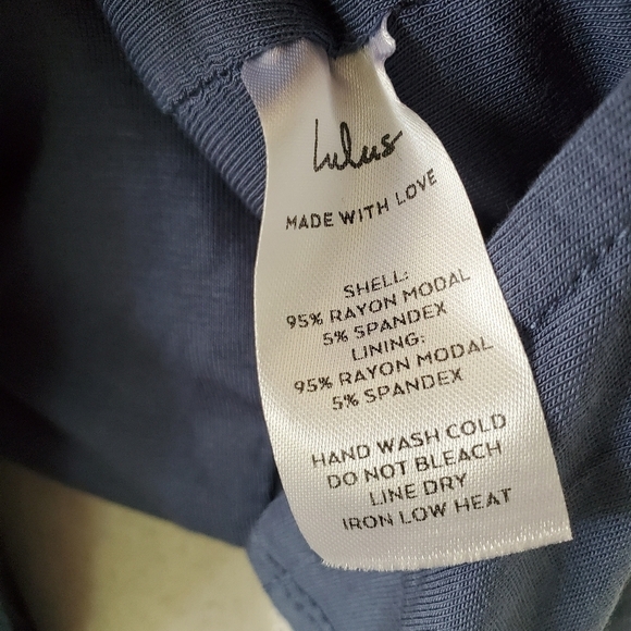 Lulu's "Can't Lose" Blue Cutout Backless String Mini Dress - Picture 11 of 11